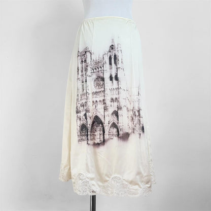 cathedral vintage slip skirt (m)