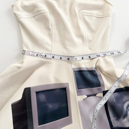 cyber core computer screens dress (xs)