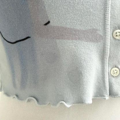 android twins button up cotton top (xs)