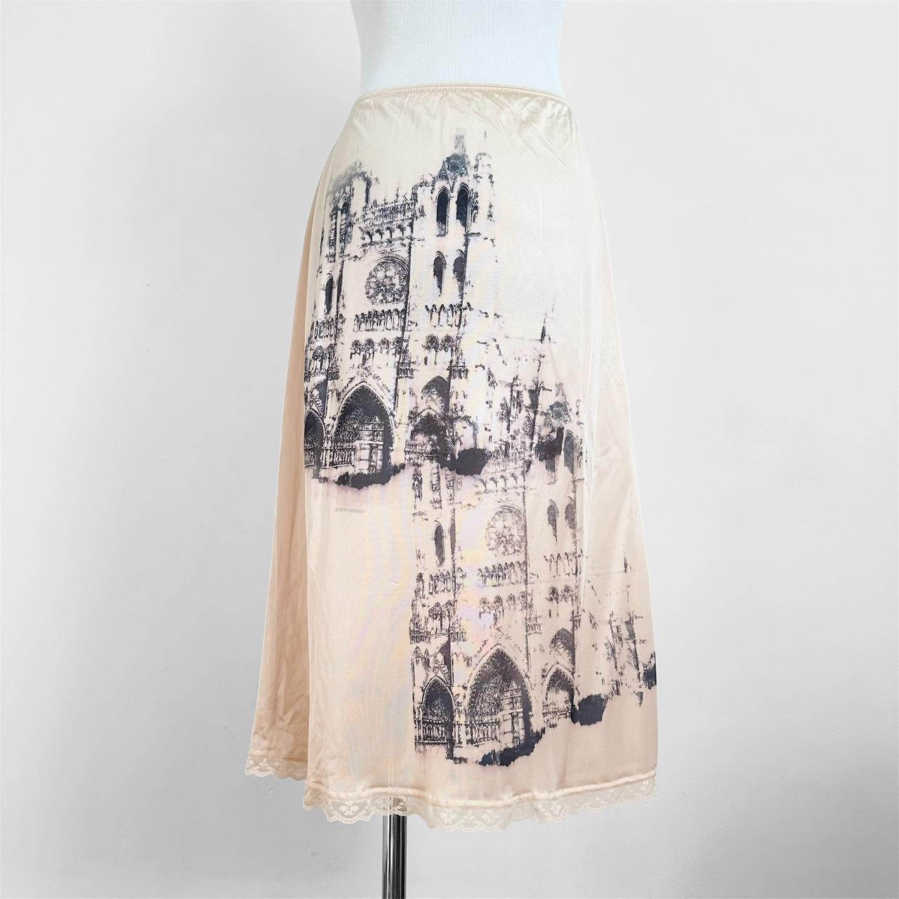 cathedral vintage slip skirt (s/m)