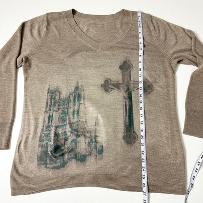 cathedral cross sweater (large)