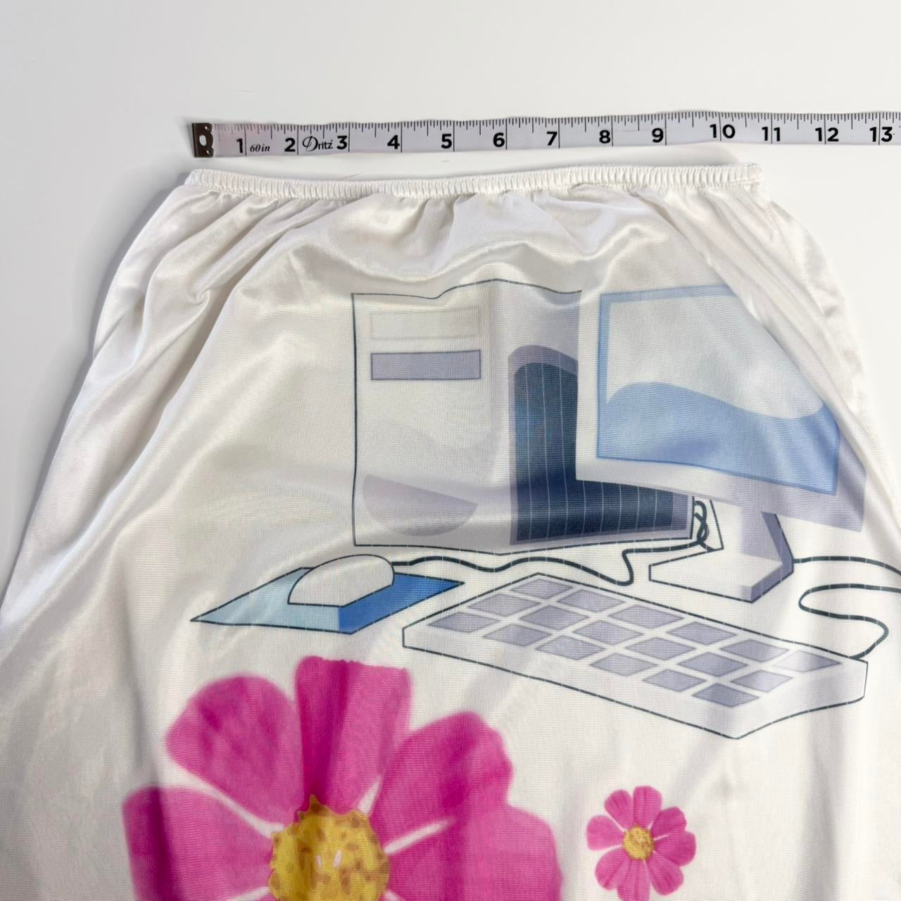 nostalgic clip art vintage slip skirt (m)