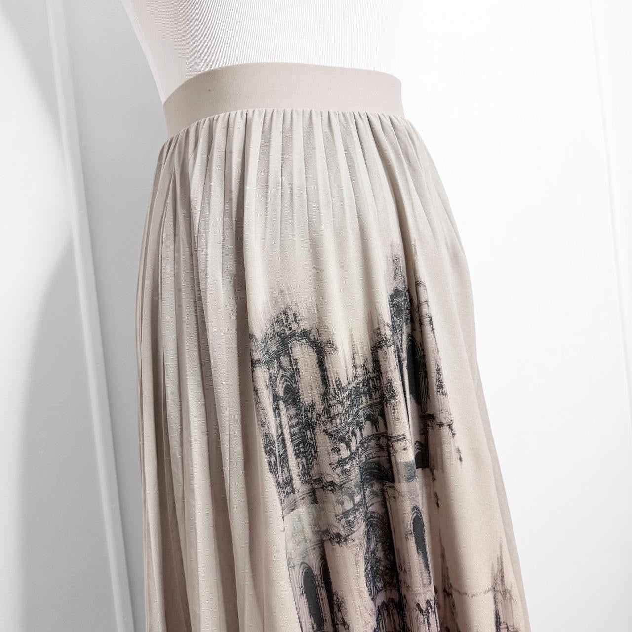 vkei cathedral vintage maxi skirt (s)