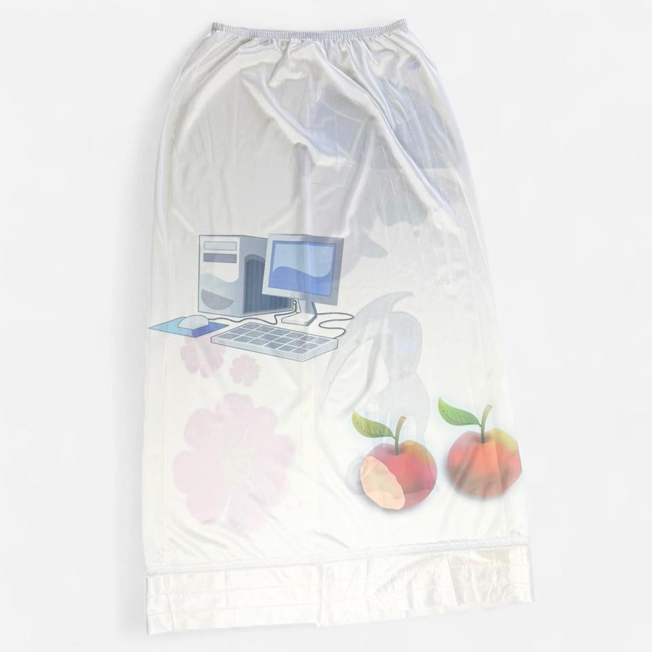 nostalgic clip art vintage slip skirt (m)