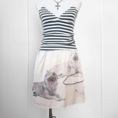 essential items vintage slip skirt (l/xl)