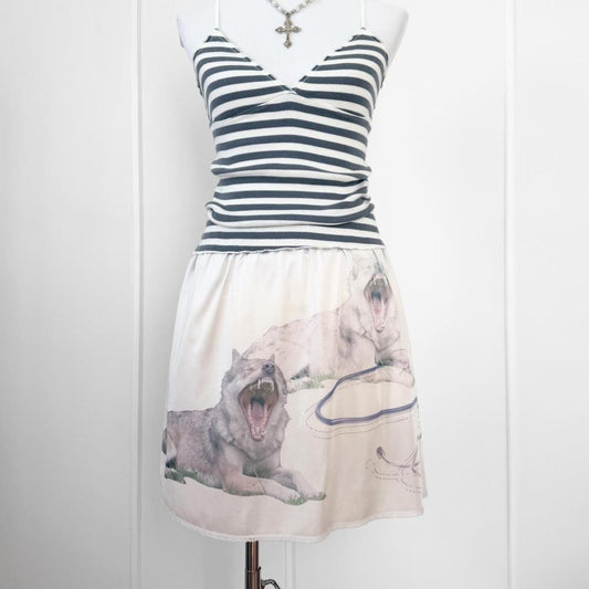 essential items vintage slip skirt (l/xl)