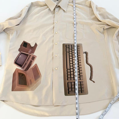 cyber core button up shirt (men’s xl)