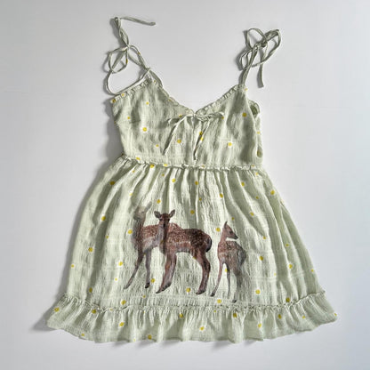 fawn floral dress (large)