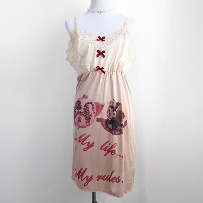 my life my rules slip dress (xl)