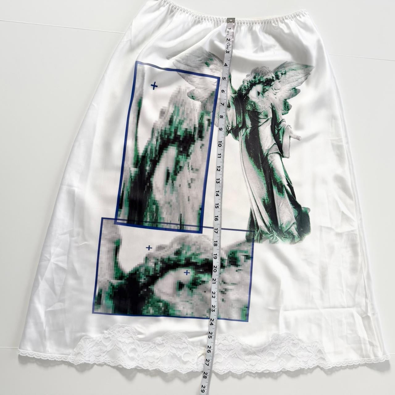 archangel glitch vintage slip skirt (large)