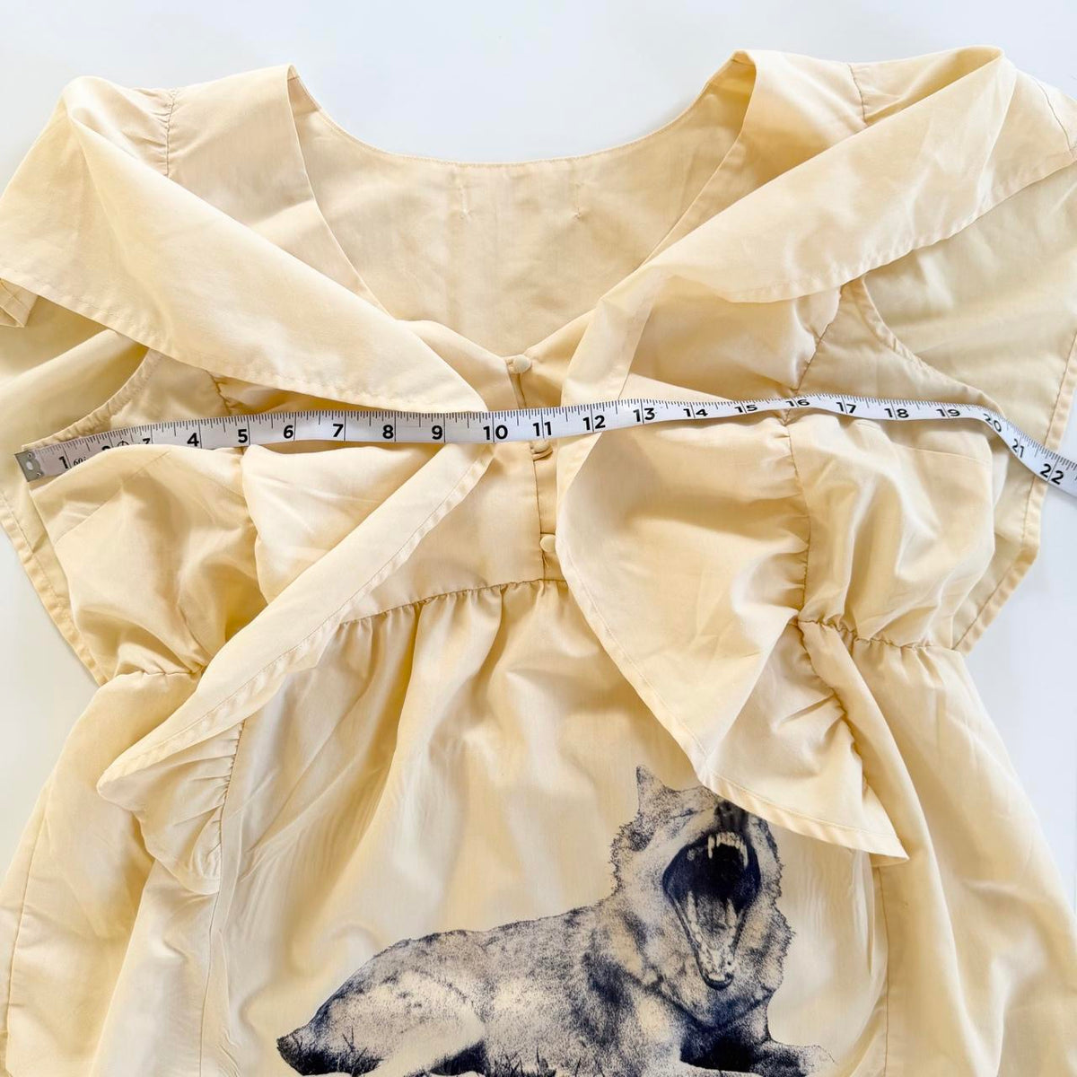 rawr ruffle blouse (xl)
