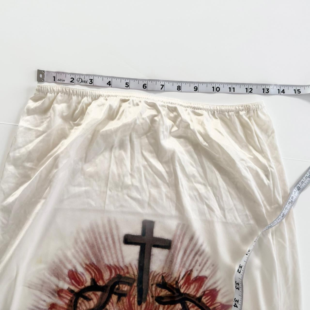 sacred heart slip cami and skirt set (m)