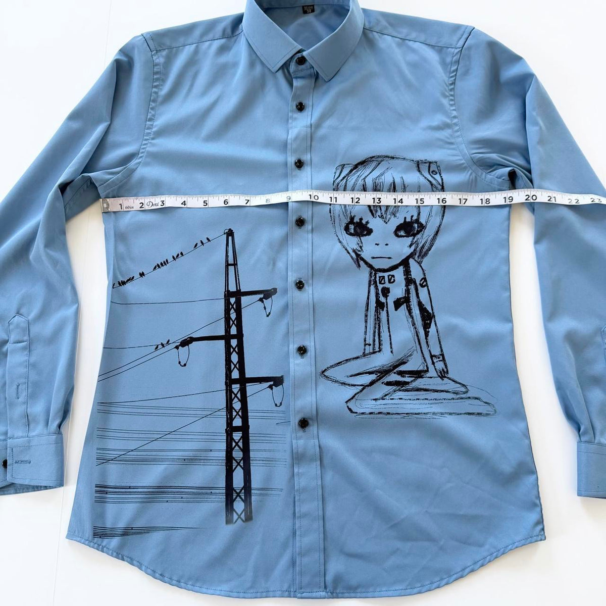 cyber core button up shirt (m/l)