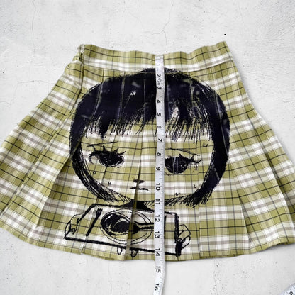 nervous girl pleated skirt (xs)