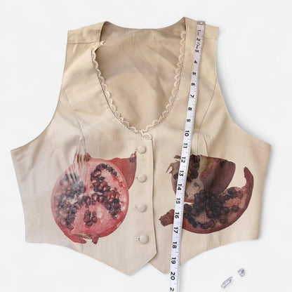 forbidden fruit vintage vest (large)