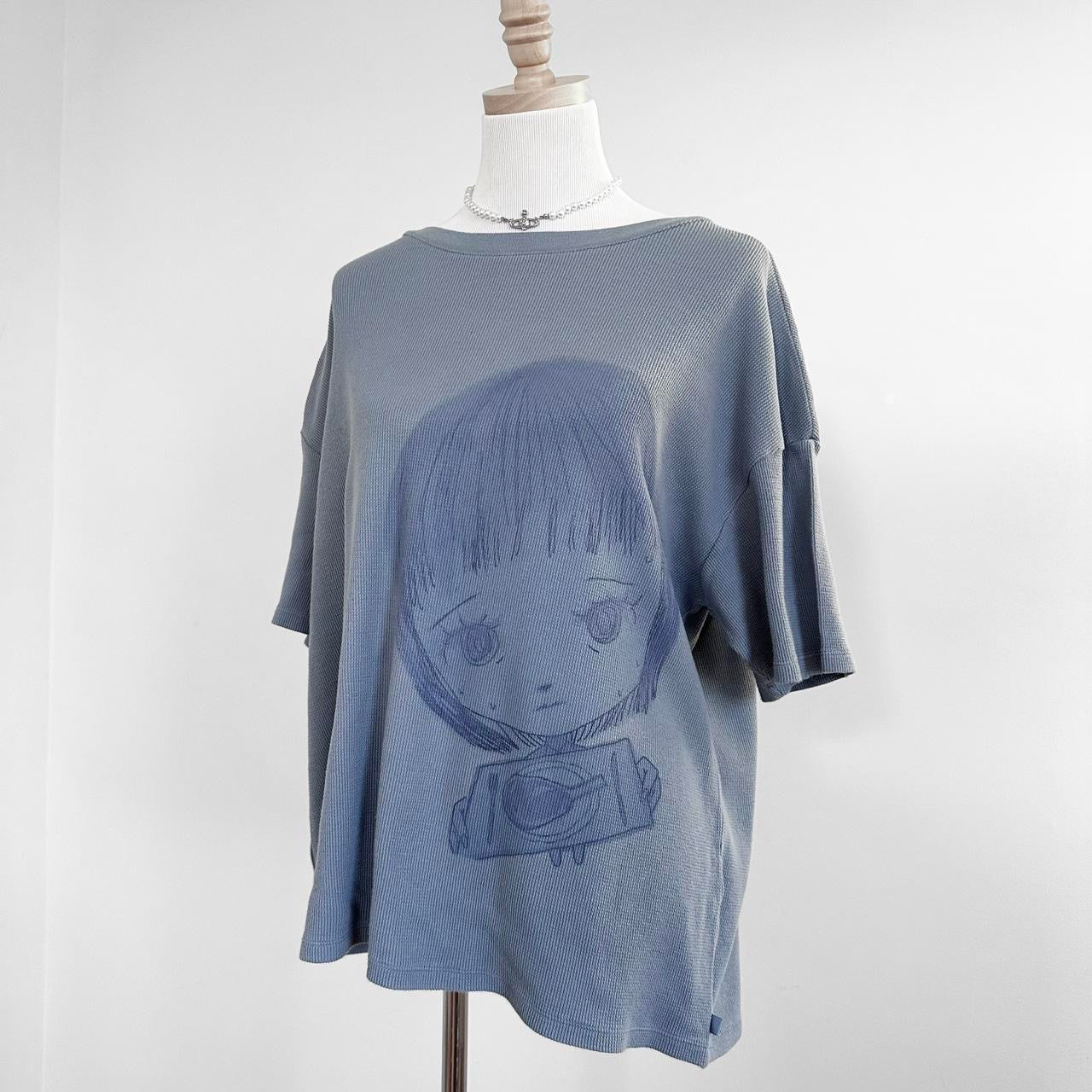 nervous waffle knit shirt (xl/xxl)