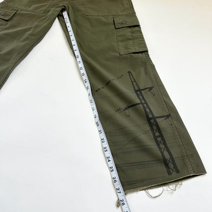 manga power lines military pants (30x27)