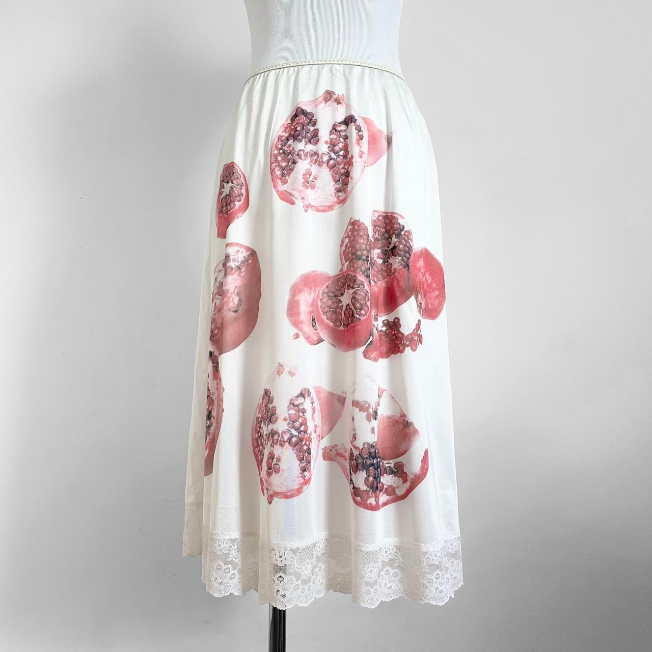pomegranate vintage slip skirt (l/xl)