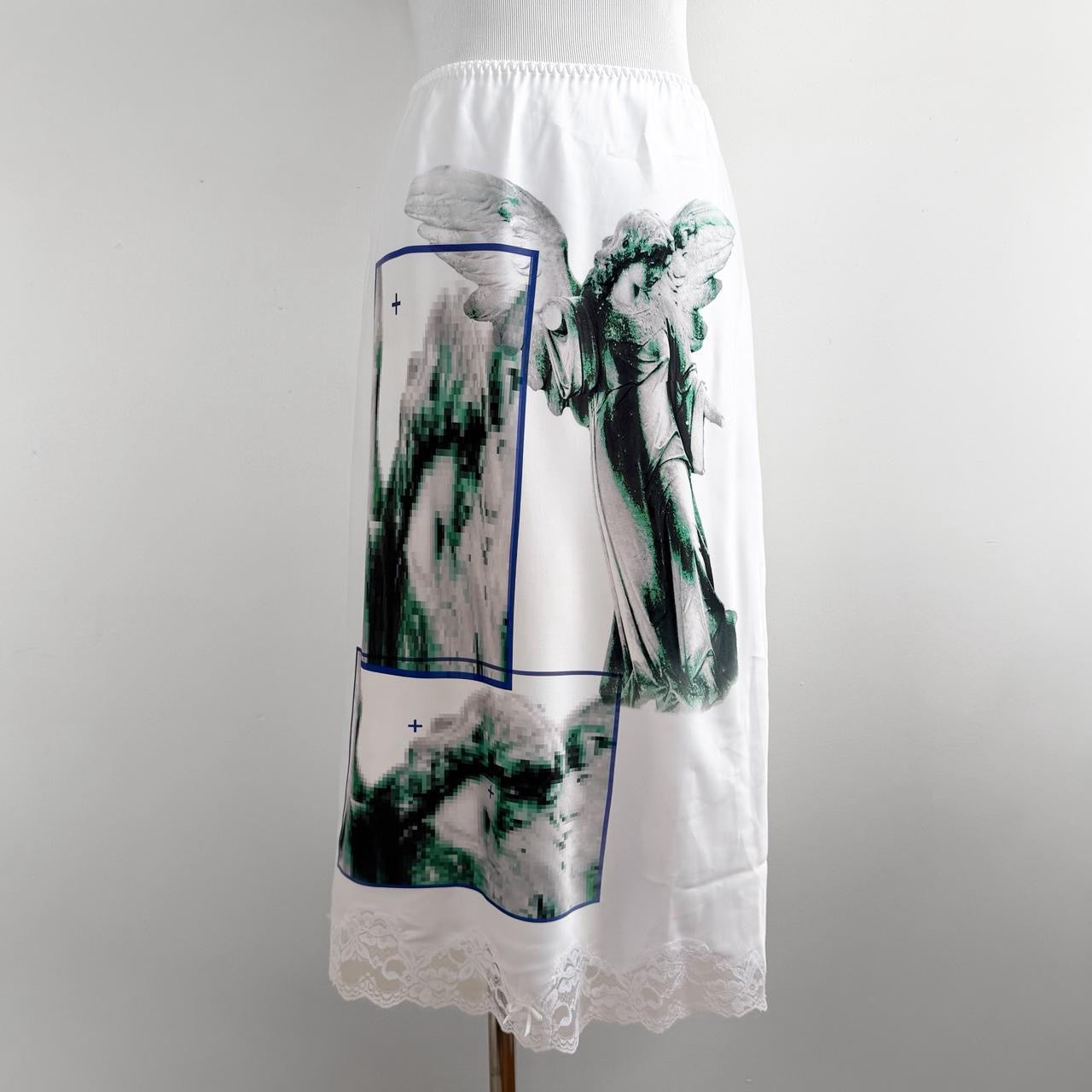 archangel glitch vintage slip skirt (large)