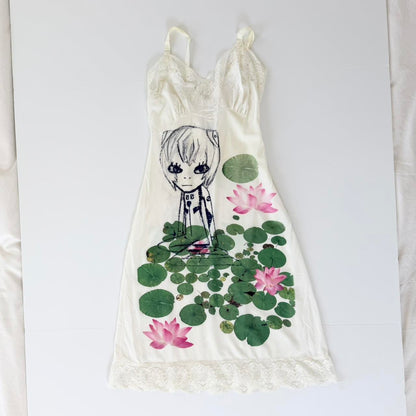 lily pads vintage slip dress (xs)