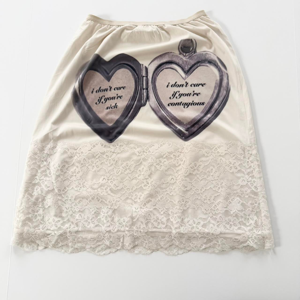 contagious vintage slip skirt (s)