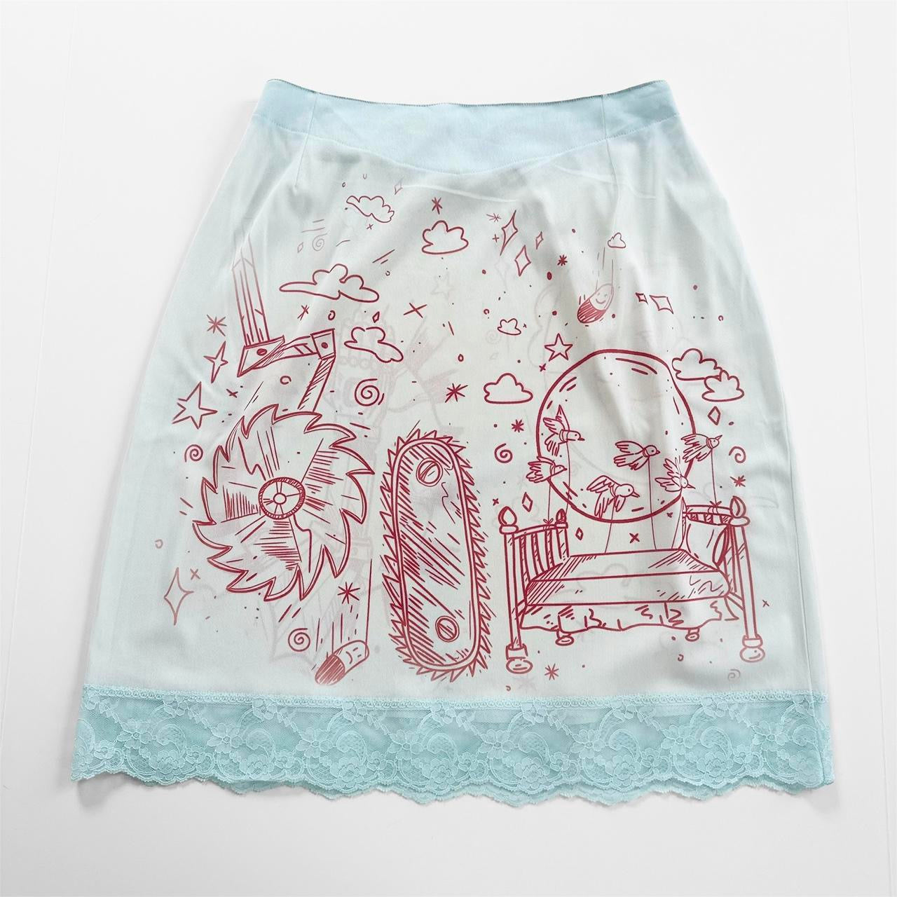 misadventures vintage slip skirt (xs/s)