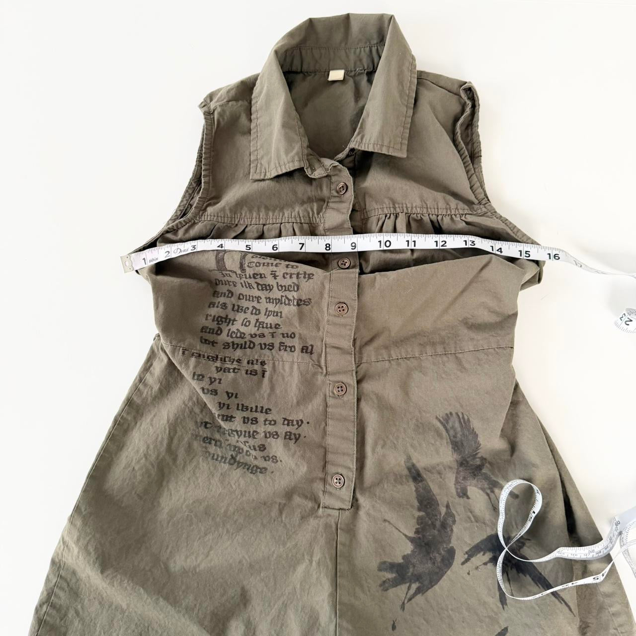 holy prayer grunge cotton romper (xs)