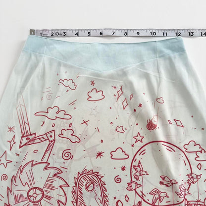 misadventures vintage slip skirt (xs/s)