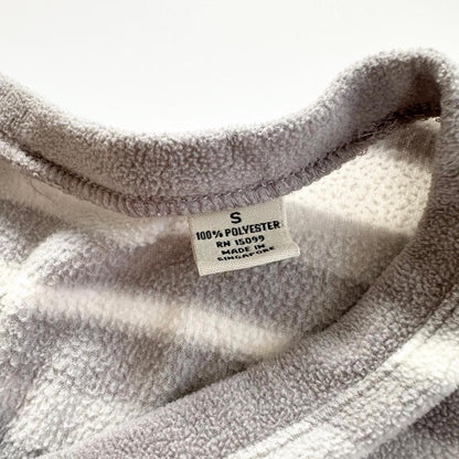 nervous striped fleece top (s)