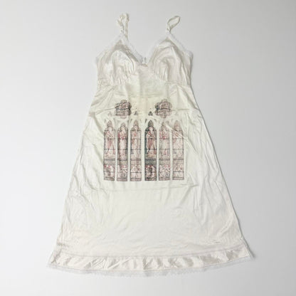stained glass vintage slip dress (large)