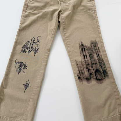 vkei cathedral low rise pants (large)