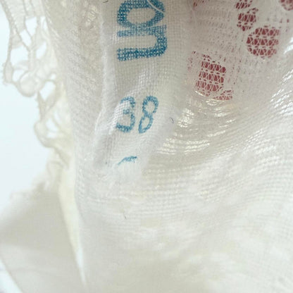 cyber anime lily pads vintage lace dress (m/l)