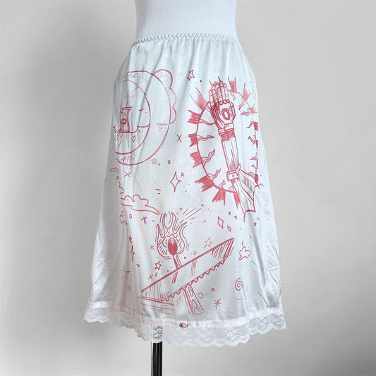 misadventures vintage slip skirt (s/m)