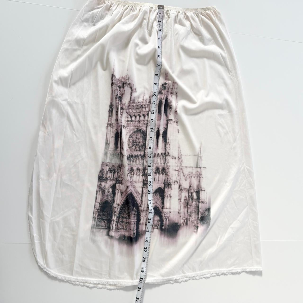 cathedral slip cami and skirt set (xl)