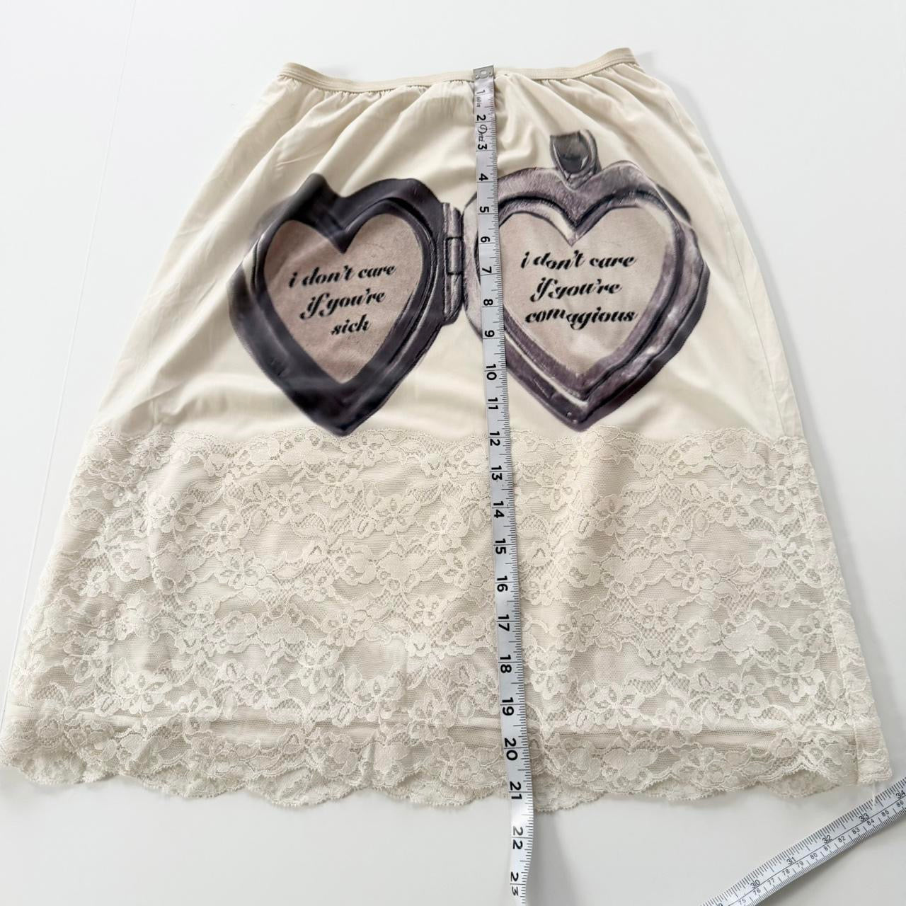 contagious vintage slip skirt (s)