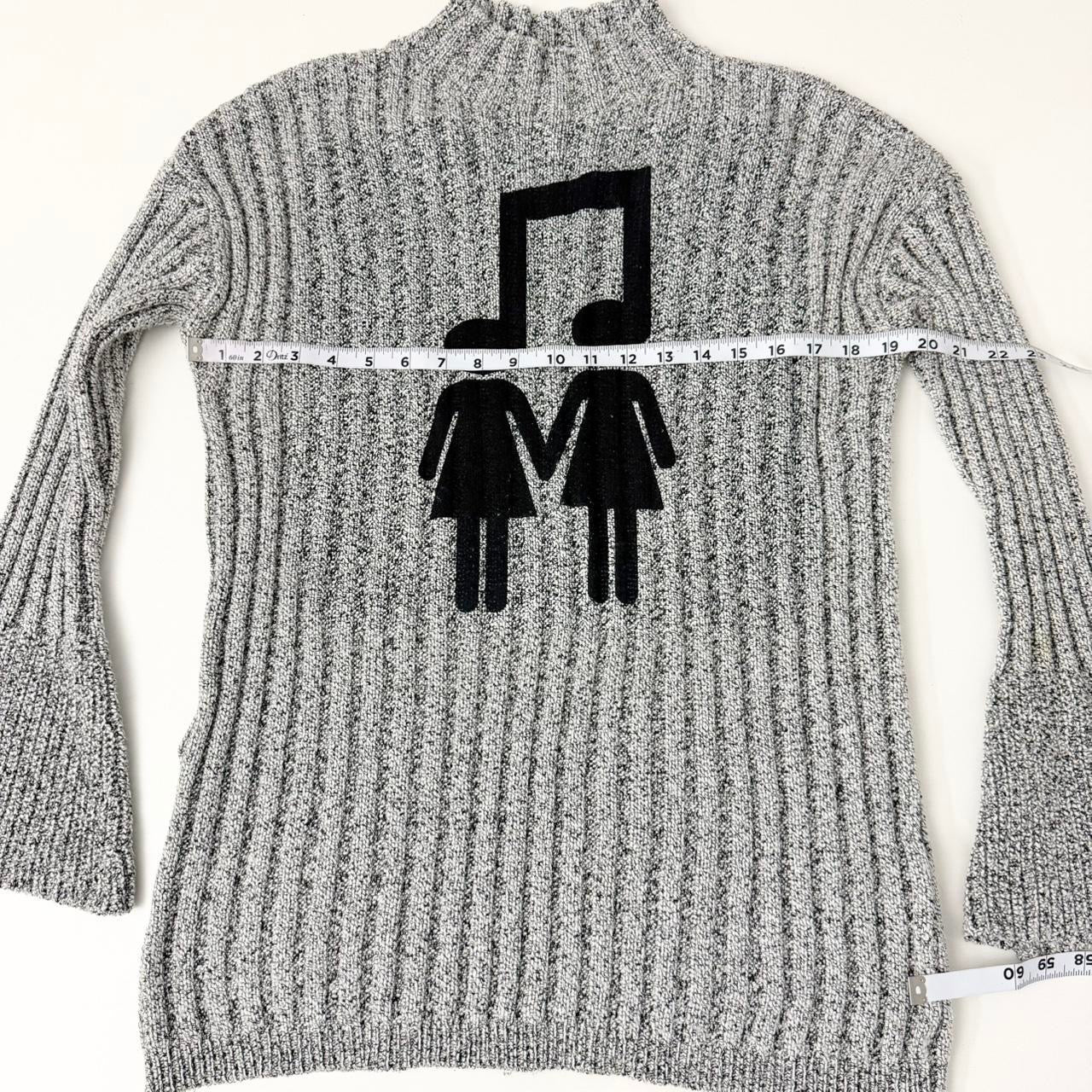 music love sweater dress (m)