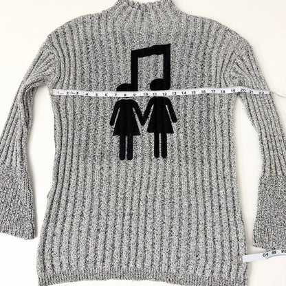 music love sweater dress (m)