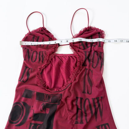 camera cutout mini dress (xs/s)