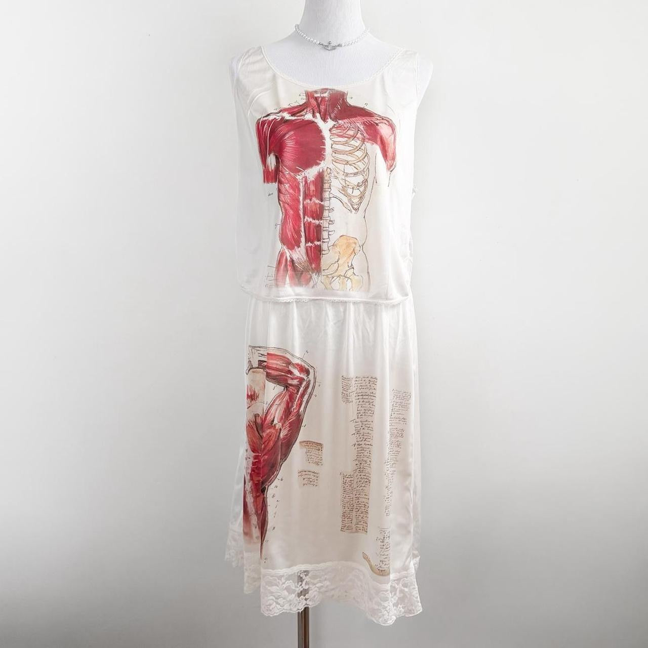 anatomy slip cami and skirt set (xxl)
