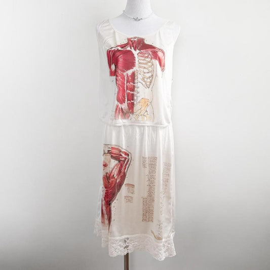 anatomy slip cami and skirt set (xxl)