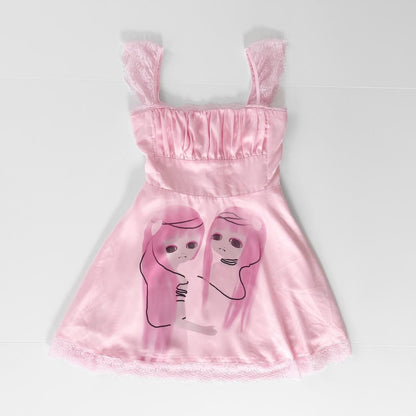 android twins corset mini dress (s)