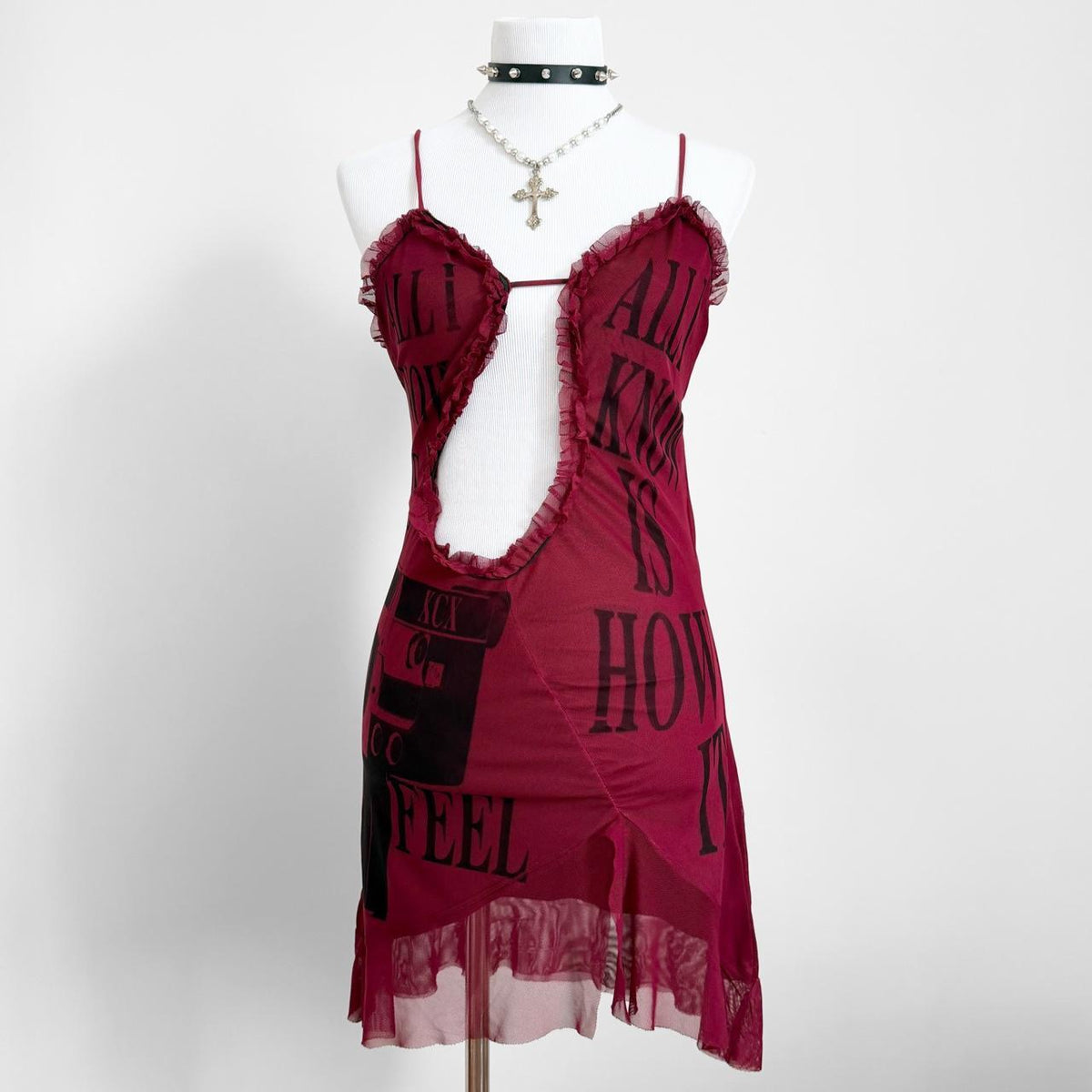 camera cutout mini dress (xs/s)