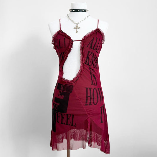 camera cutout mini dress (xs/s)