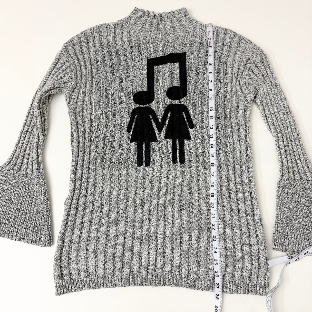 music love sweater dress (m)