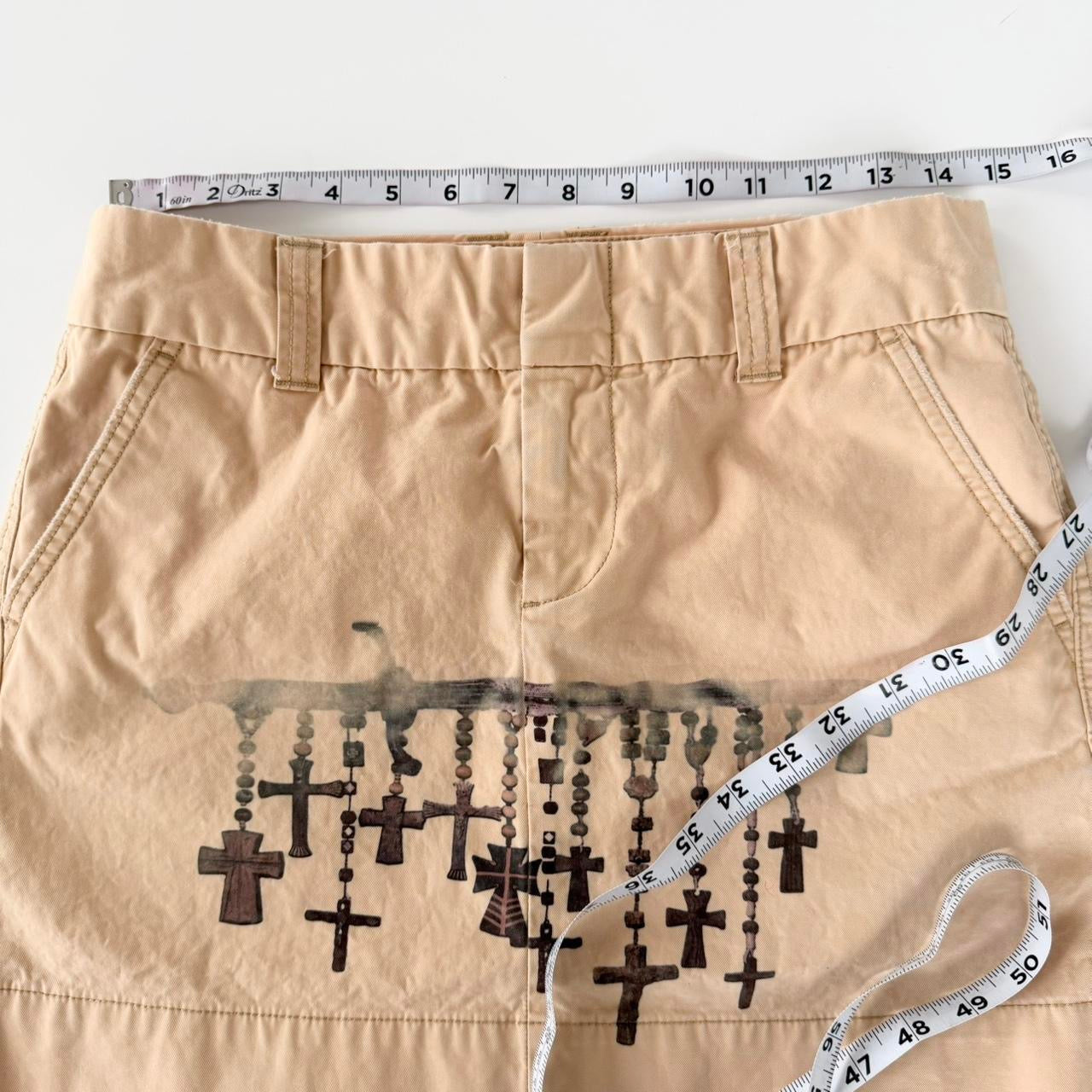 rosary dagger cotton mini skirt (s)