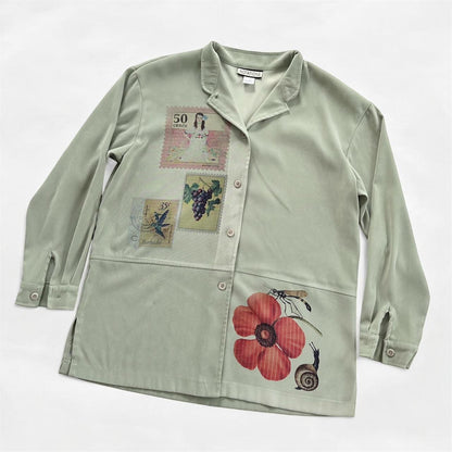 stamps shirt jacket (m)