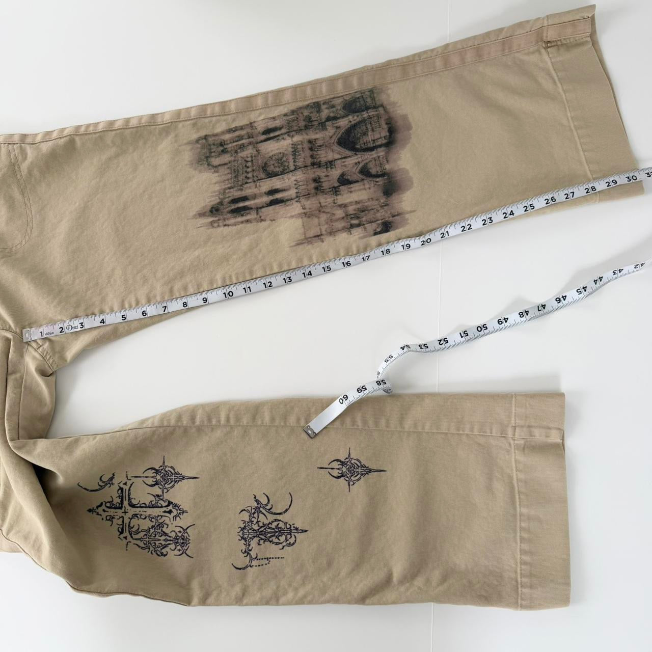 vkei cathedral low rise pants (large)