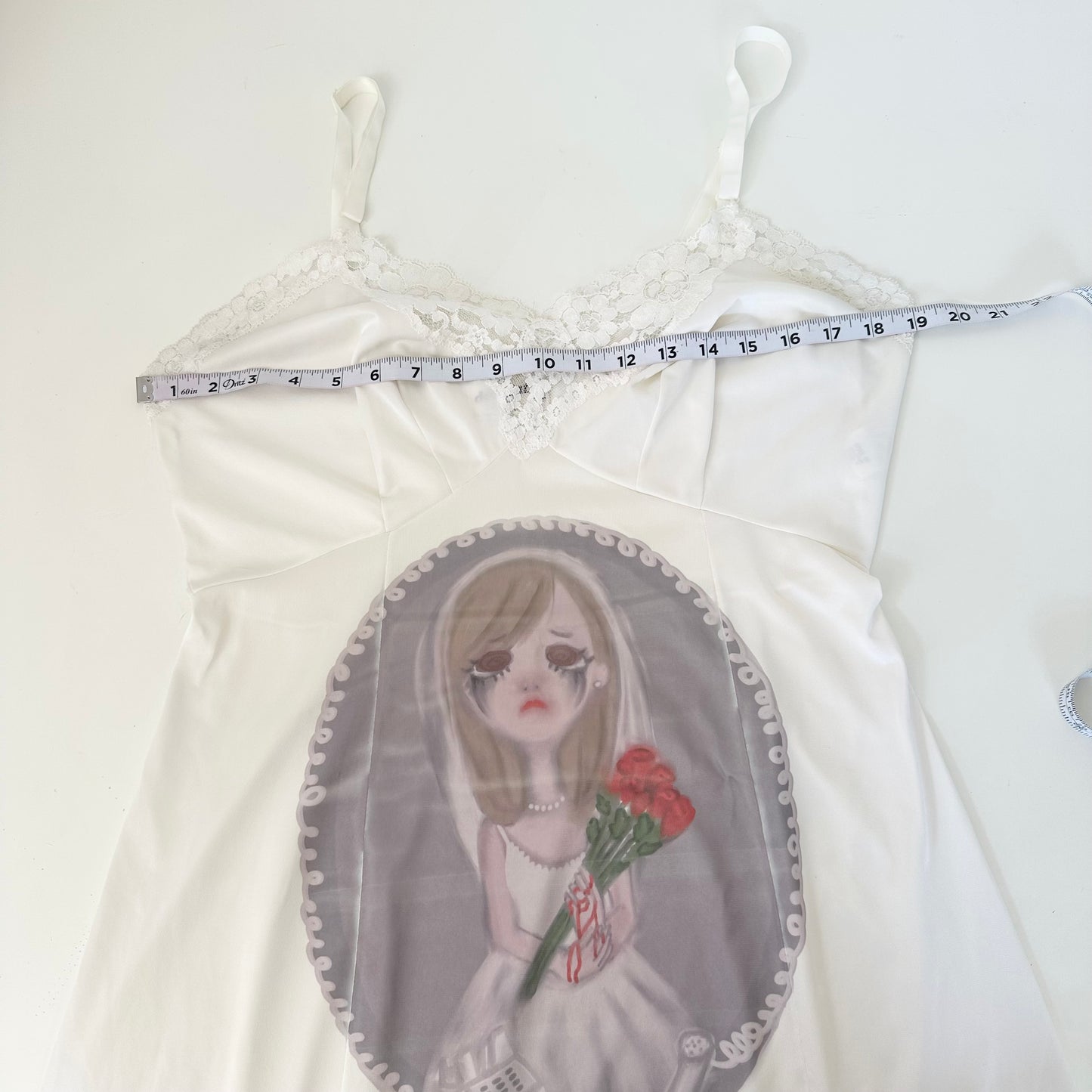 mechanical bride slip dress (large)