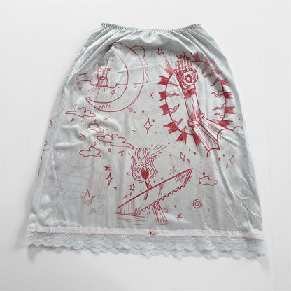 misadventures vintage slip skirt (s/m)