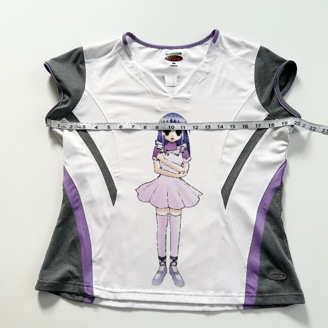 cryptic anime athletic shirt (large)
